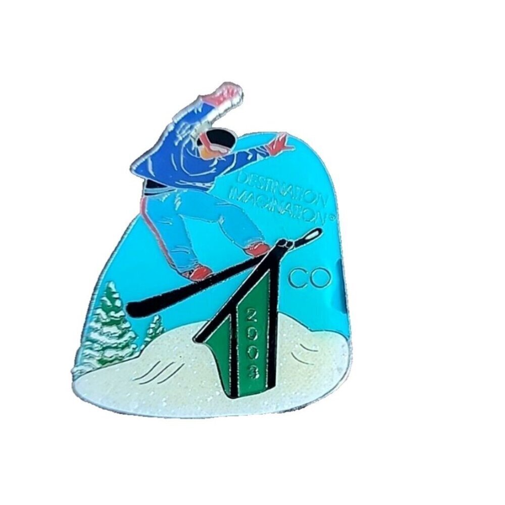 VTG Pin Colorado Destination Imagination Ski Lapel Hat pin Cap Brooch Badge 2003